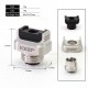 SXK PRC Keep MVP Style Drip Tip Kit for BB / Billet / Boro AIO Box Mod - Silver, 316SS, 3 PCS Mouthpiece (PC + PET + POM)