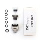 SXK PRC Keep MVP Style Drip Tip Kit for BB / Billet / Boro AIO Box Mod - Silver, 316SS, 3 PCS Mouthpiece (PC + PET + POM)