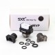 SXK PRC Keep MVP Style Drip Tip Kit for BB / Billet / Boro AIO Box Mod - Black, Aluminum, 3 PCS Mouthpiece (PC + PET + POM)