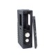 SXK BMM Borat Style Boro Mod - Black, PA66 3D Printed, 1~70W, 1 x 18650, With Crown Pattern