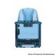 [Ships from Bonded Warehouse] Authentic Rincoe Jellybox Nano Pod Empty Empty Pod Cartridge - Blue Clear, 2.8ml (1 PC)