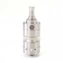 SXK KF Style RTA Rebuildable Tank Vape Atomizer - Silver, 316SS + PSU, 3.0ml, 22mm, MTL Vaping