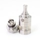 SXK KF X Style RTA Rebuildable Tank Atomizer - Silver, 316SS + PSU, 3.0ml, 22mm, MTL 