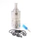 SXK KF X Style RTA Rebuildable Tank Atomizer - Silver, 316SS + PSU, 3.0ml, 22mm, MTL 