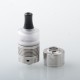 YFTK Caiman V.5 Style RDA Rebuildable Dripping Vape Atomizer - Silver, 316SS, Air Pins 1.2mm / 1.4mm / 1.7mm, 22mm