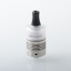 YFTK Caiman V.5 Style RDA Rebuildable Dripping Vape Atomizer - Silver, 316SS, Air Pins 1.2mm / 1.4mm / 1.7mm, 22mm