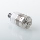 YFTK Caiman V.5 Style RDA Rebuildable Dripping Vape Atomizer - Silver, 316SS, Air Pins 1.2mm / 1.4mm / 1.7mm, 22mm