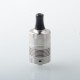YFTK Caiman V.5 Style RDA Rebuildable Dripping Vape Atomizer - Silver, 316SS, Air Pins 1.2mm / 1.4mm / 1.7mm, 22mm