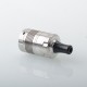 YFTK Caiman V.5 Style RDA Rebuildable Dripping Vape Atomizer - Silver, 316SS, Air Pins 1.2mm / 1.4mm / 1.7mm, 22mm