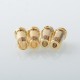 MOBB M2 ODB Style RBA Bridge for Billet / BB / Boro Tank - Gold, 316SS, Air Pins 2.0mm / 2.5mm / 3.0mm / 3.5mm / 4.0mm