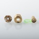 MOBB M2 ODB Style RBA Bridge for Billet / BB / Boro Tank - Gold, 316SS, Air Pins 2.0mm / 2.5mm / 3.0mm / 3.5mm / 4.0mm