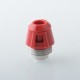 Mission Prism Style Booster Drip Tip Set for BB / Billet Boro AIO Mod - Green + Yellow + Red + White + Black