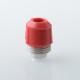 Mission Prism Style Booster Drip Tip Set for BB / Billet Boro AIO Mod - Green + Yellow + Red + White + Black