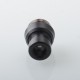 Mission XV Cosmos V2 Booster Style Integrated Drip Tip for BB / Billet / Boro AIO Box Mod - Black, Stainless Steel + POM