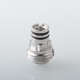 Mission XV Cosmos V2 Booster Style Integrated Drip Tip for BB / Billet / Boro AIO Box Mod - Black, Stainless Steel + POM