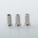 Mission XV Cosmos V2 Booster Style Integrated Drip Tip for BB / Billet / Boro AIO Box Mod - Black, Stainless Steel + POM