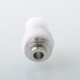 Mission XV Cosmos V2 Booster Style Integrated Drip Tip for BB / Billet / Boro AIO Box Mod - White, Stainless Steel + POM