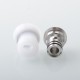 Mission XV Cosmos V2 Booster Style Integrated Drip Tip for BB / Billet / Boro AIO Box Mod - White, Stainless Steel + POM