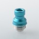 Mission XV Cosmos V2 Booster Style Integrated Drip Tip for BB / Billet / Boro AIO Box Mod - Blue, Aluminum + Stainless Steel