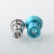 Mission XV Cosmos V2 Booster Style Integrated Drip Tip for BB / Billet / Boro AIO Box Mod - Blue, Aluminum + Stainless Steel