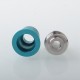 Mission XV Cosmos V2 Booster Style Integrated Drip Tip for BB / Billet / Boro AIO Box Mod - Blue, Aluminum + Stainless Steel