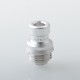 Mission XV Cosmos V2 Booster Style Integrated Drip Tip for BB / Billet / Boro AIO Box Mod - Silver, Aluminum + Stainless Steel