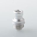 Mission XV Cosmos V2 Booster Style Integrated Drip Tip for BB / Billet / Boro AIO Box Mod - Silver, Aluminum + Stainless Steel