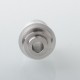 Mission XV Cosmos V2 Booster Style Integrated Drip Tip for BB / Billet / Boro AIO Box Mod - Silver, Aluminum + Stainless Steel