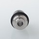 Mission XV Cosmos V2 Booster Style Integrated Drip Tip for BB / Billet / Boro AIO Box Mod - Black, Aluminum + Stainless Steel