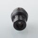 Mission XV Cosmos V2 Booster Style Integrated Drip Tip for BB / Billet / Boro AIO Box Mod - Black, Aluminum + Stainless Steel