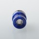 Mission Never Normal Style Drip Tip for BB / Billet / Boro AIO Box Mod - Blue, SS + Resin, Air Insert 1.5mm / 2mm / 3.5mm