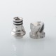 Mission Never Normal Style Drip Tip for BB / Billet / Boro AIO Box Mod - Grey, SS + Resin, Air Insert 1.5mm / 2mm / 3.5mm