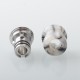 Mission Never Normal Style Drip Tip for BB / Billet / Boro AIO Box Mod - Grey, SS + Resin, Air Insert 1.5mm / 2mm / 3.5mm