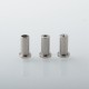 Mission Never Normal Style Drip Tip for BB / Billet / Boro AIO Box Mod - Grey, SS + Resin, Air Insert 1.5mm / 2mm / 3.5mm