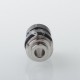 Mission Never Normal Style Drip Tip for BB / Billet / Boro AIO Box Mod - Black, SS + Resin, Air Insert 1.5mm / 2mm / 3.5mm