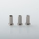 Mission Never Normal Style Drip Tip for BB / Billet / Boro AIO Box Mod - Black, SS + Resin, Air Insert 1.5mm / 2mm / 3.5mm