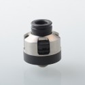 Armor Engine Style RDA Rebuildable Dripping Atomizer w/ BF Pin - Black + Silver, SS, 22mm, Without Logo