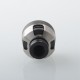 Armor Engine Style RDA Rebuildable Dripping Atomizer w/ BF Pin - Black + Silver, SS, 22mm, Without Logo