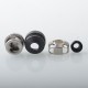 Armor Engine Style RDA Rebuildable Dripping Atomizer w/ BF Pin - Black + Silver, SS, 22mm, Without Logo