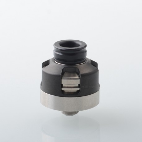 Armor Engine Style RDA Rebuildable Dripping Atomizer w/ BF Pin - Silver + Black, SS, 22mm, Without Logo