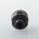 Armor Engine Style RDA Rebuildable Dripping Atomizer w/ BF Pin - Black, SS, 22mm, Without Logo