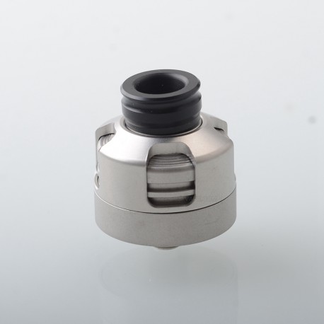 Armor Engine Style RDA Rebuildable Dripping Atomizer w/ BF Pin - Brushed Silver, SS, 22mm, Without Logo
