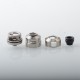 Armor Engine Style RDA Rebuildable Dripping Atomizer w/ BF Pin - Sand Blasting Silver, SS, 22mm, Without Logo