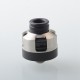 Armor Engine Style RDA Rebuildable Dripping Atomizer w/ BF Pin / Airflow Inserts - Black + Silver, SS, 22mm, Without Logo