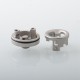Armor Engine Style RDA Rebuildable Dripping Atomizer w/ BF Pin / Airflow Inserts - Black + Silver, SS, 22mm, Without Logo