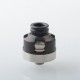 Armor Engine Style RDA Rebuildable Dripping Atomizer w/ BF Pin / Airflow Inserts - Silver + Black, SS, 22mm, Without Logo