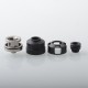Armor Engine Style RDA Rebuildable Dripping Atomizer w/ BF Pin / Airflow Inserts - Black, SS, 22mm, Without Logo