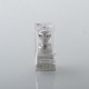 DotMobb Dot Mobb UPT Style RBA Tank for dotMod dotAIO V1 / V2 Pod - Silver, 1.0 / 1.2 / 1.4 / 1.5 / 1.8 / 2.0 / 2.5 / 3.0 / 4mm