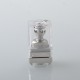 DotMobb Dot Mobb UPT Style RBA Tank for dotMod dotAIO V1 / V2 Pod - Silver, 1.0 / 1.2 / 1.4 / 1.5 / 1.8 / 2.0 / 2.5 / 3.0 / 4mm