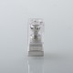 DotMobb Dot Mobb UPT Style RBA Tank for dotMod dotAIO V1 / V2 Pod - Silver, 1.0 / 1.2 / 1.4 / 1.5 / 1.8 / 2.0 / 2.5 / 3.0 / 4mm